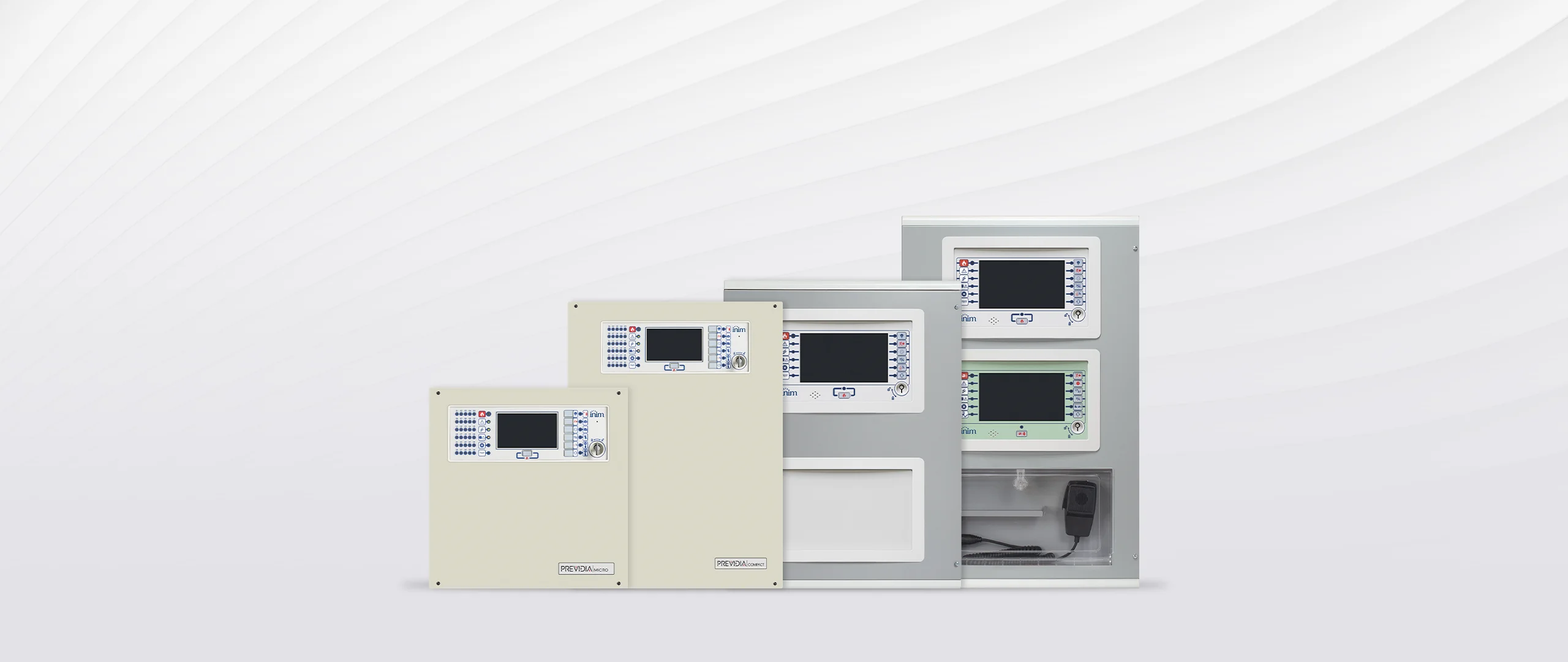 INIM Previdia fire alarm control panel family